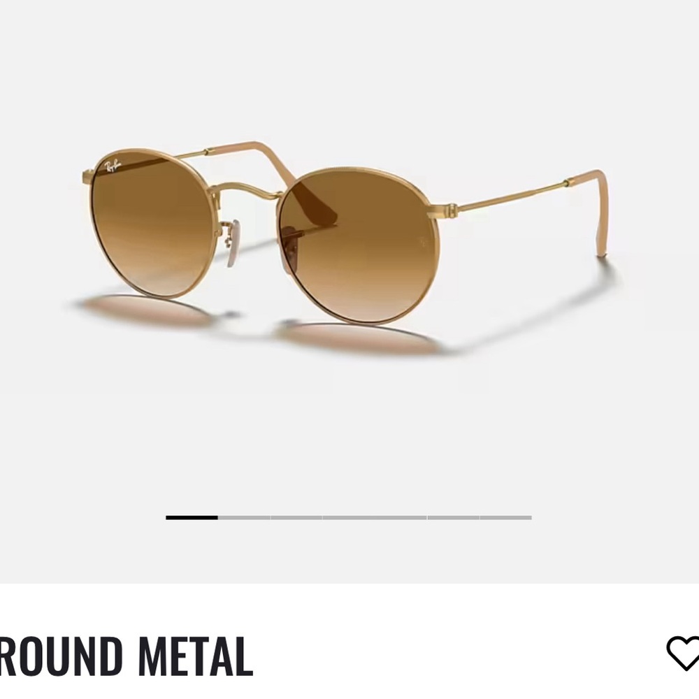 Rayban round metal sunglasses
